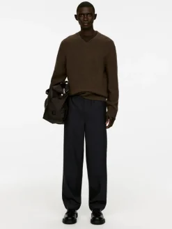 Hopsack Drawstring Trousers