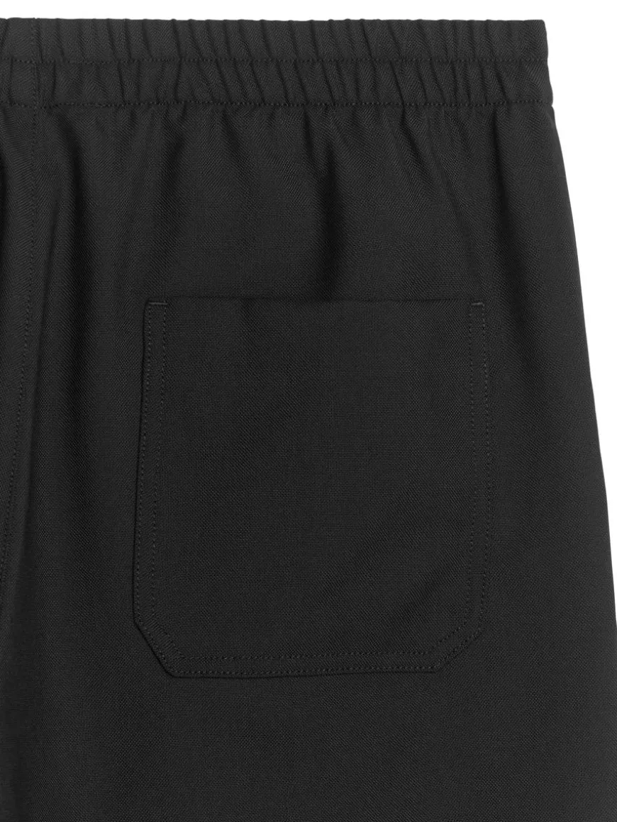 Hopsack Drawstring Trousers