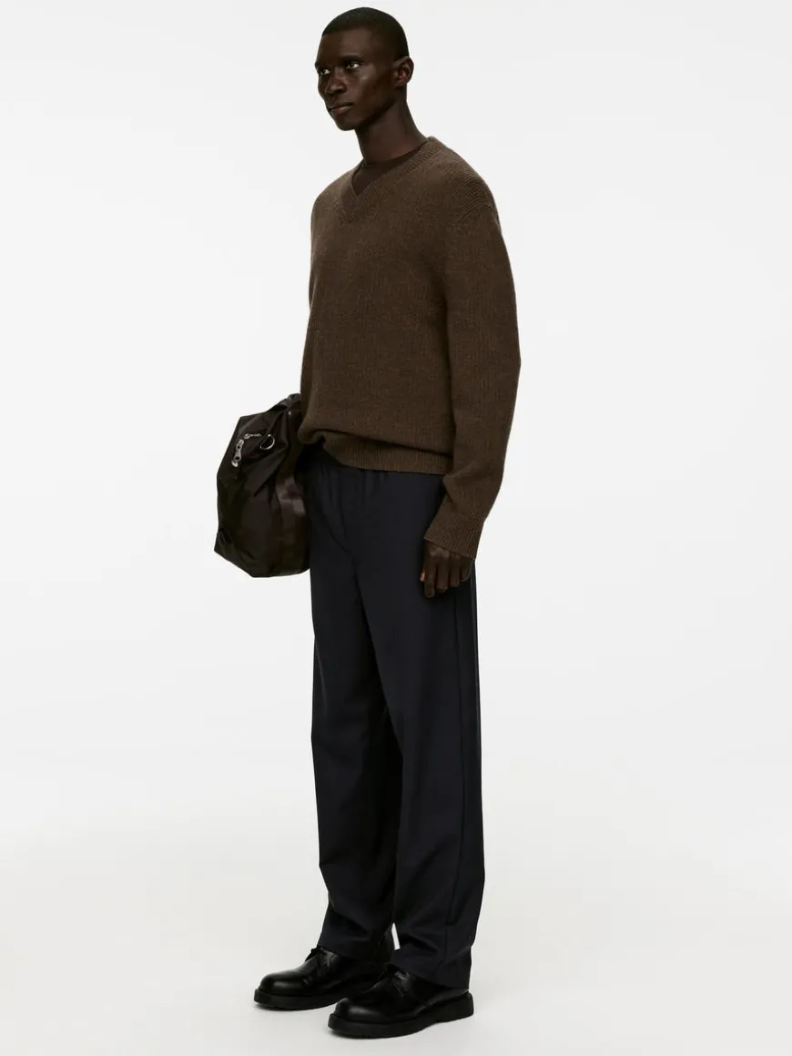 Hopsack Drawstring Trousers