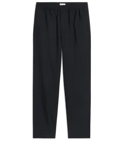 Hopsack Drawstring Trousers