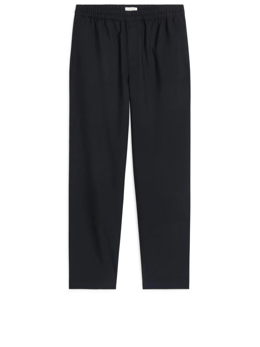 Hopsack Drawstring Trousers