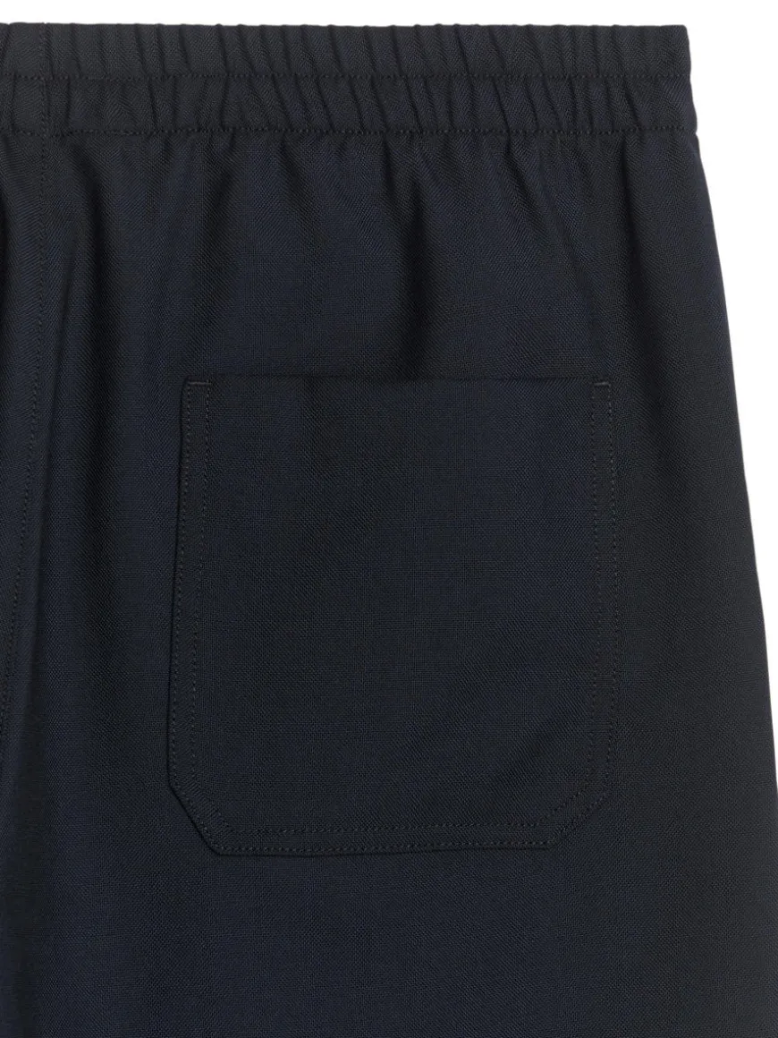 Hopsack Drawstring Trousers