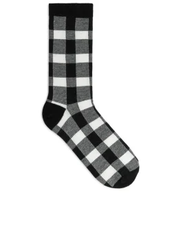 Jacquard-Knitted Socks