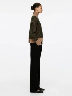 Jaquard-Knit Wool Jumper