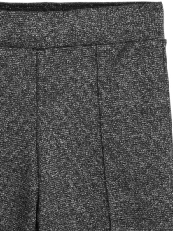 Kick-flare Metallic Leggings