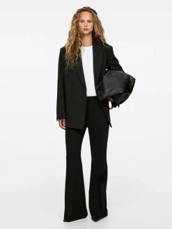 Kick-Flare Tailored Trousers