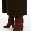 Knee-High Leather Boots