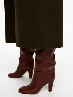 Knee-High Leather Boots