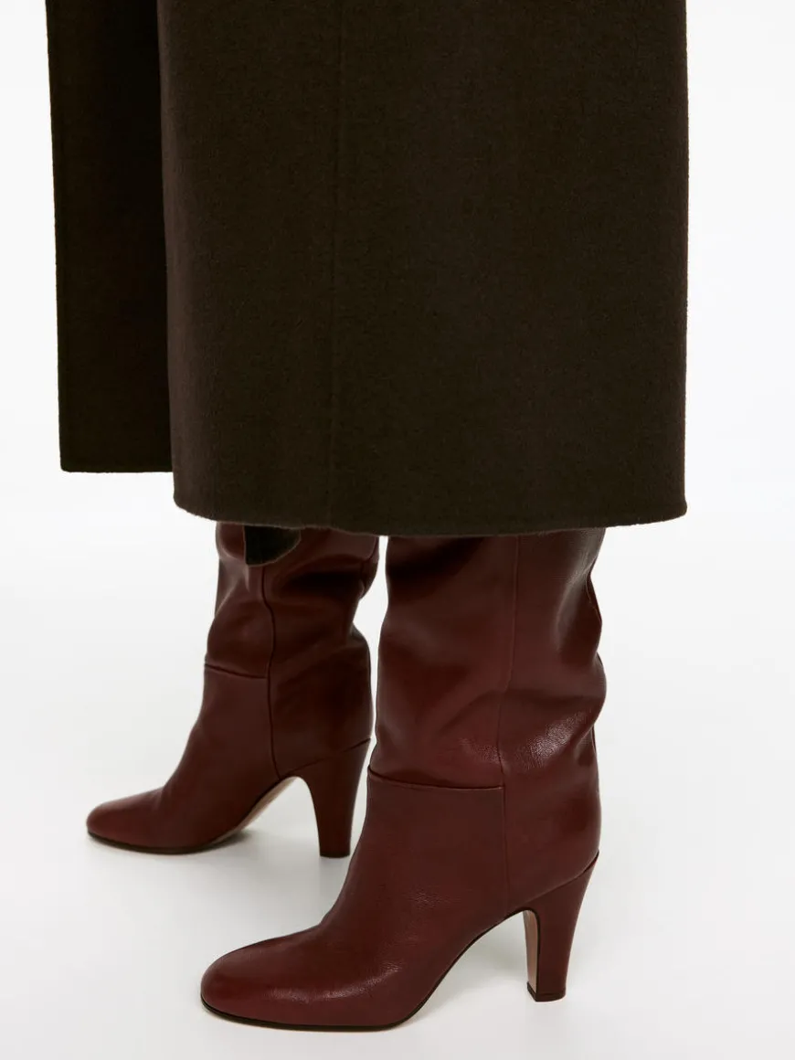 Knee-High Leather Boots