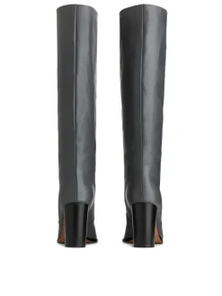 Knee-High Leather Boots