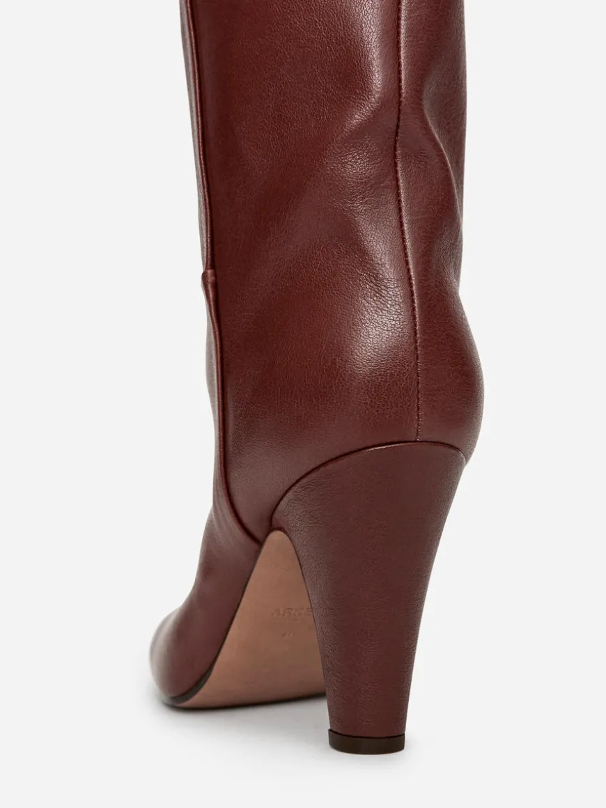 Knee-High Leather Boots