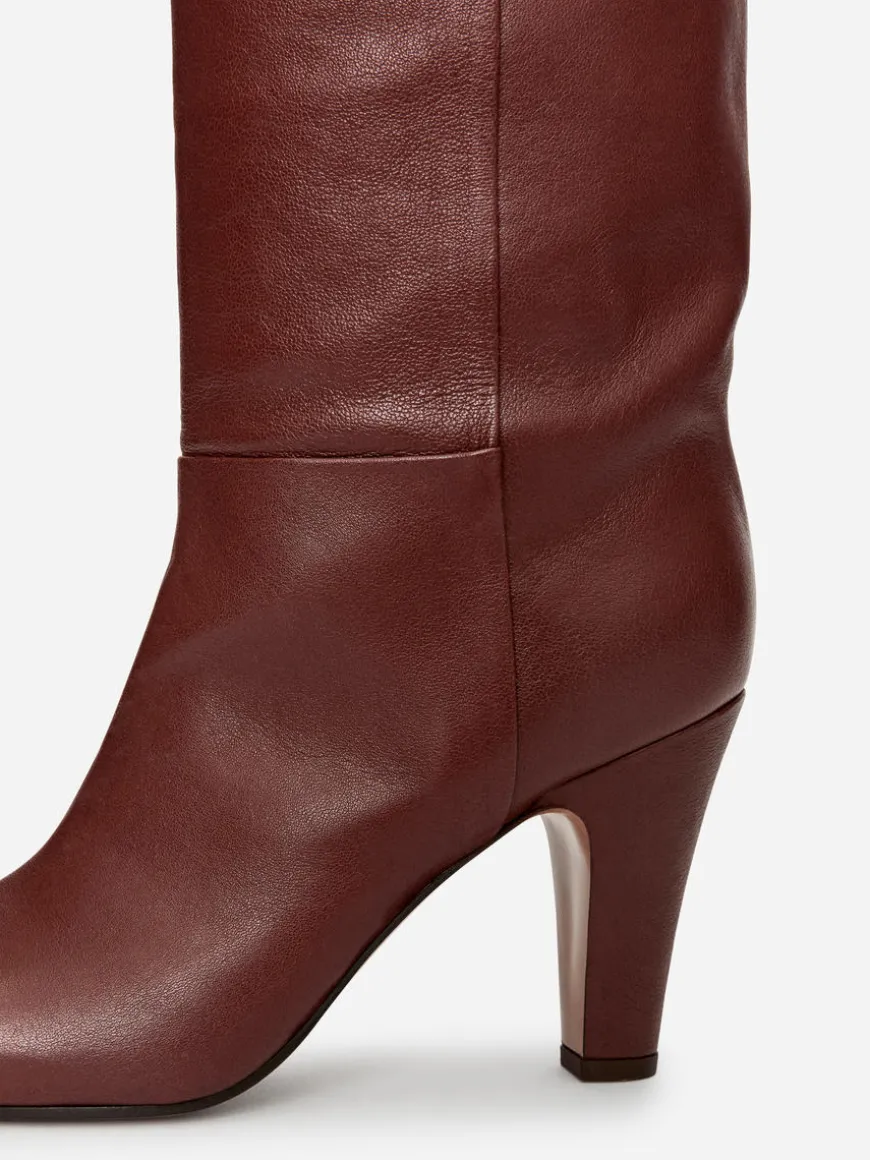 Knee-High Leather Boots