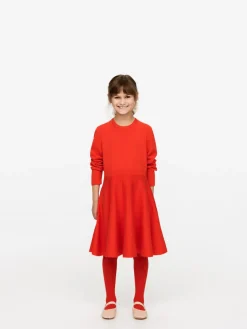Knit Cotton-Wool Dress