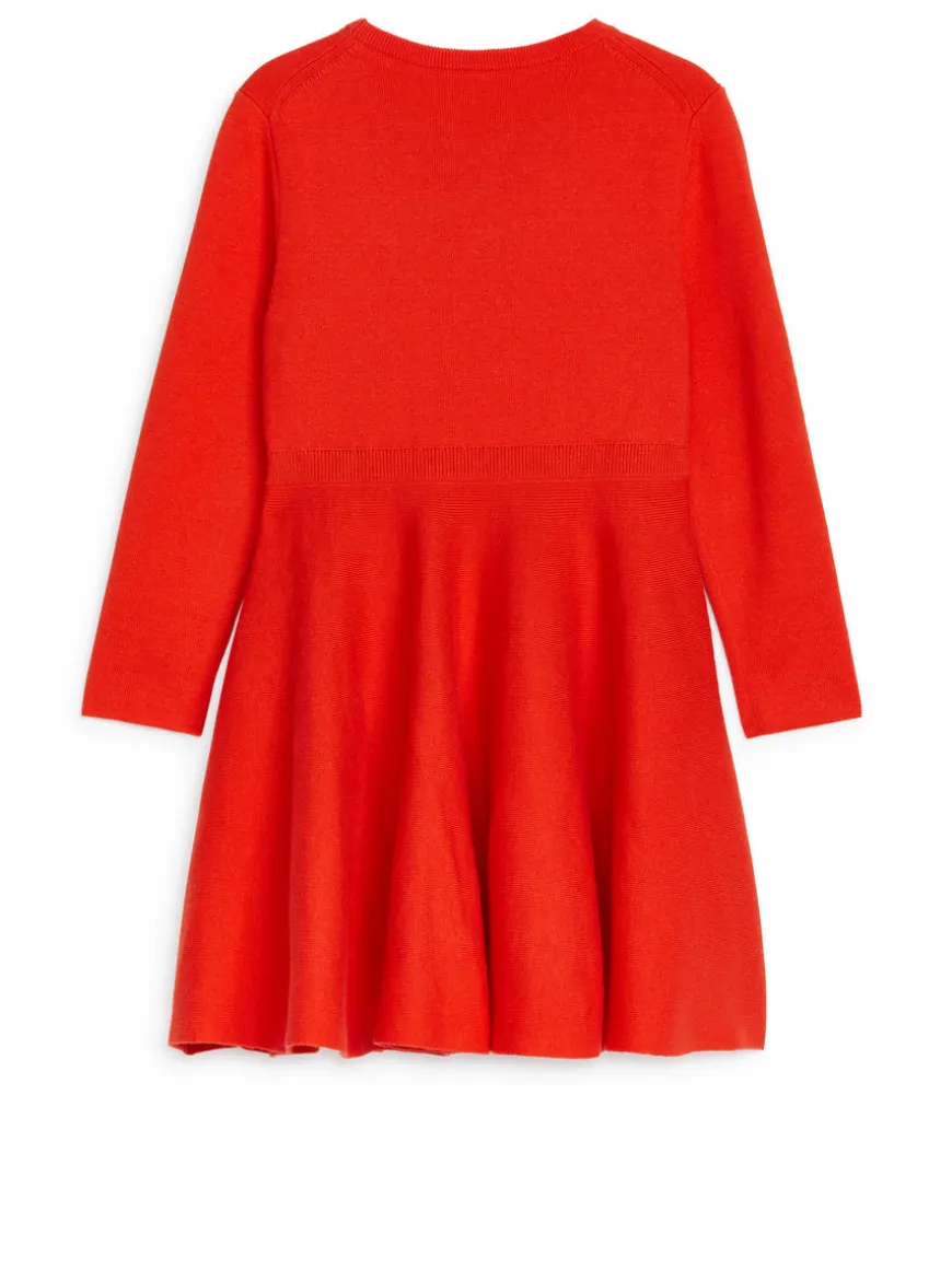 Knit Cotton-Wool Dress