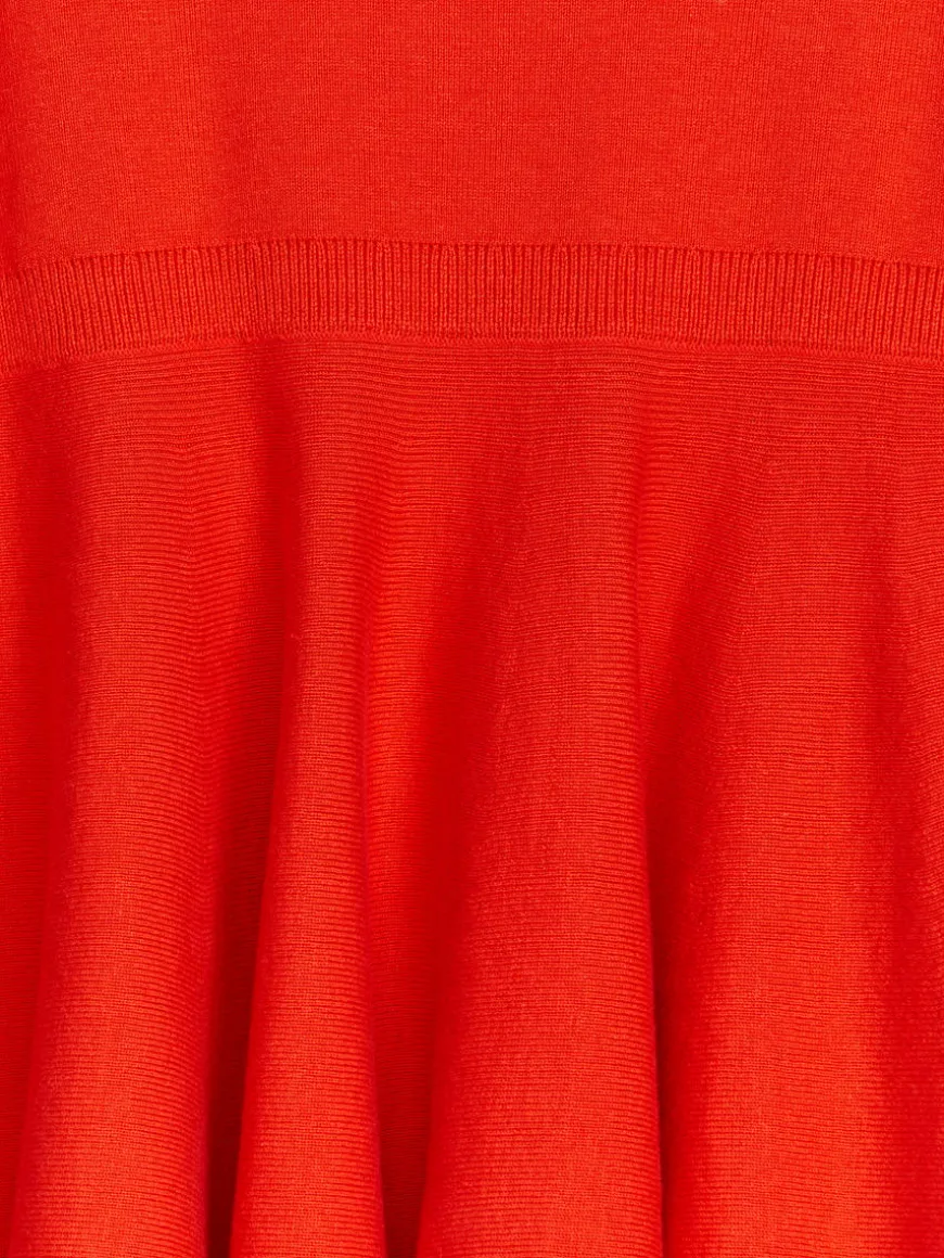 Knit Cotton-Wool Dress