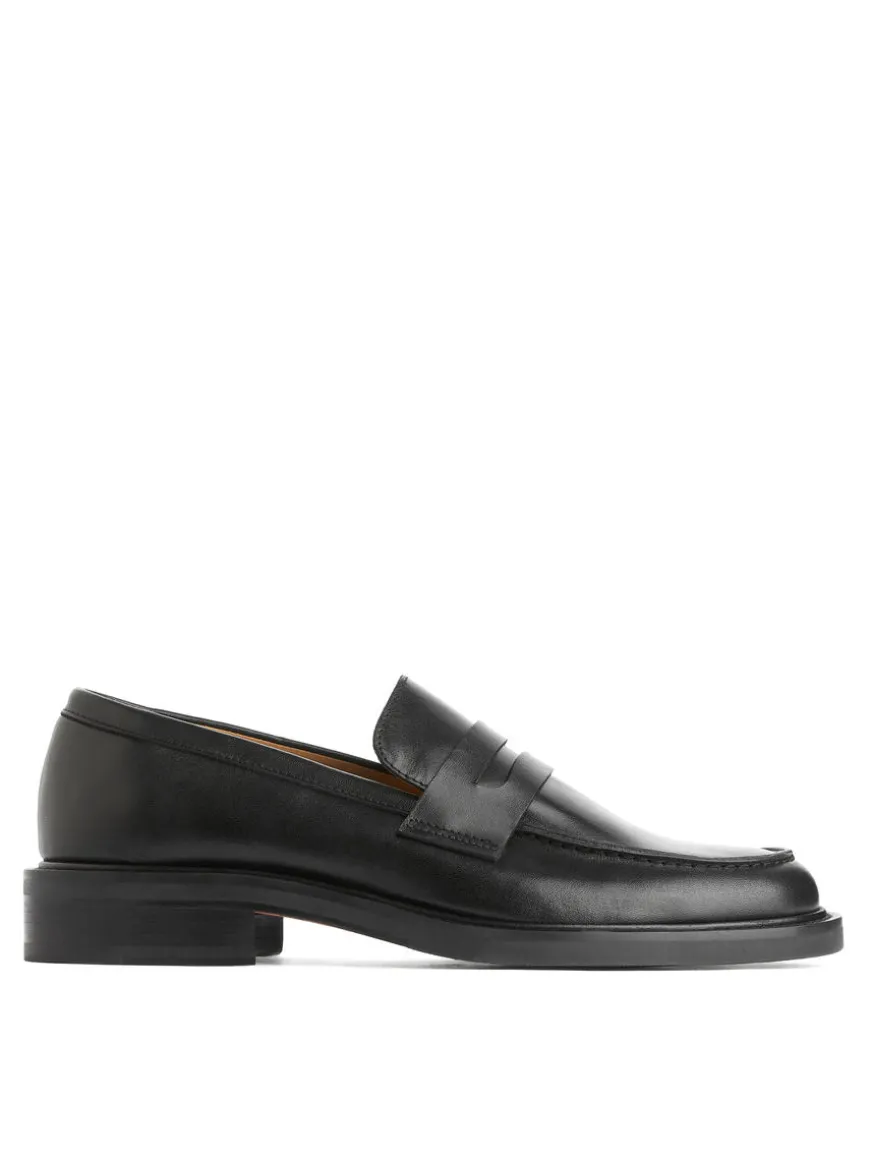Leather Penny Loafers