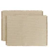 Linen Blend Placemat Set Of 2