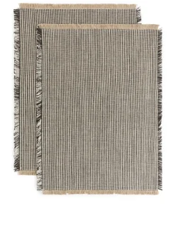 Linen Blend Placemat Set Of 2