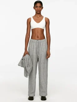 Linen Drawstring Trousers
