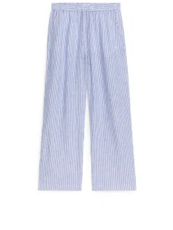 Linen Drawstring Trousers