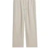 Linen Drawstring Trousers