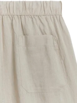 Linen Drawstring Trousers