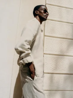 Linen Drawstring Trousers