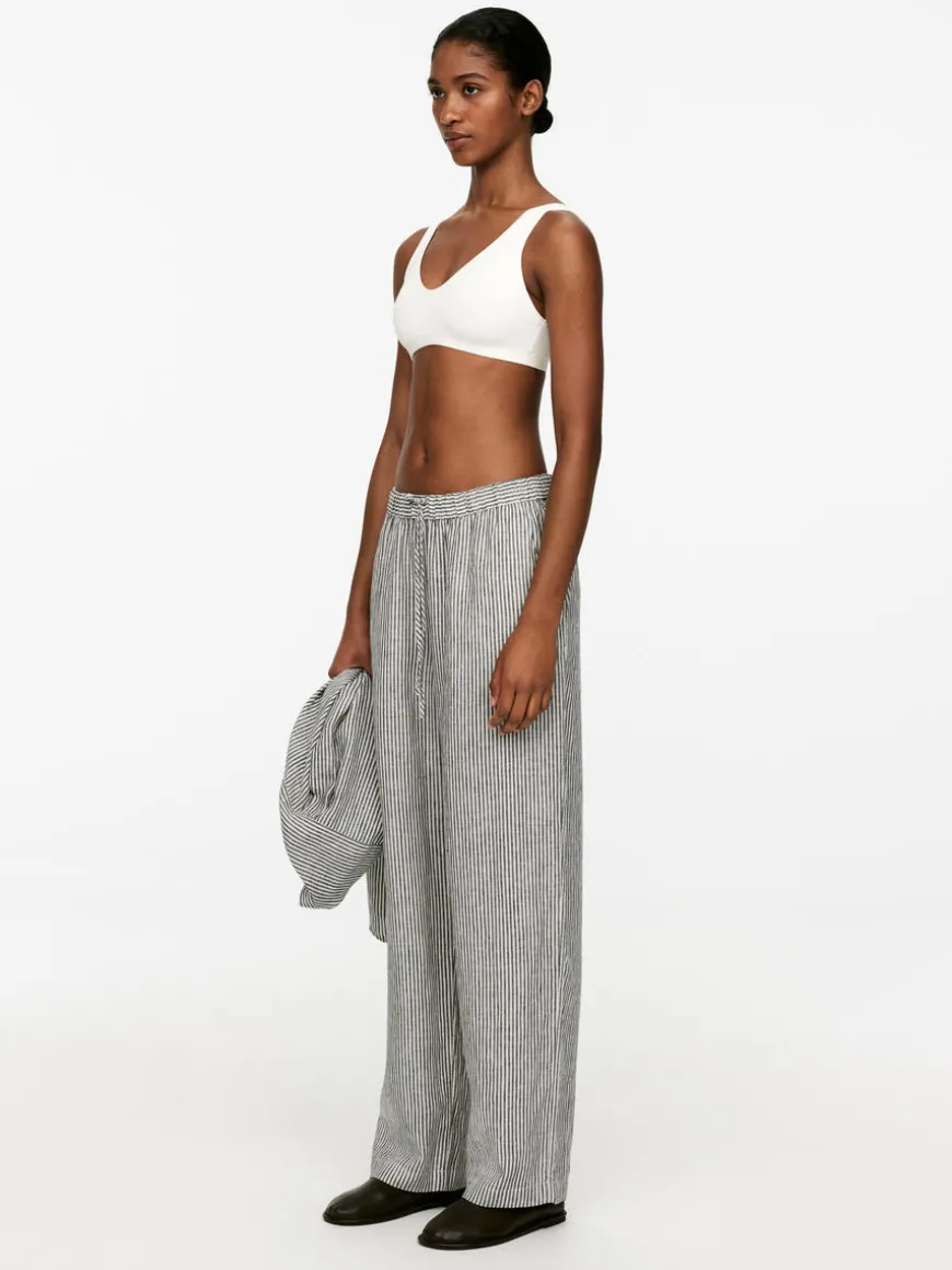 Linen Drawstring Trousers
