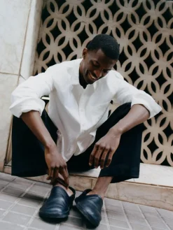 Linen Drawstring Trousers