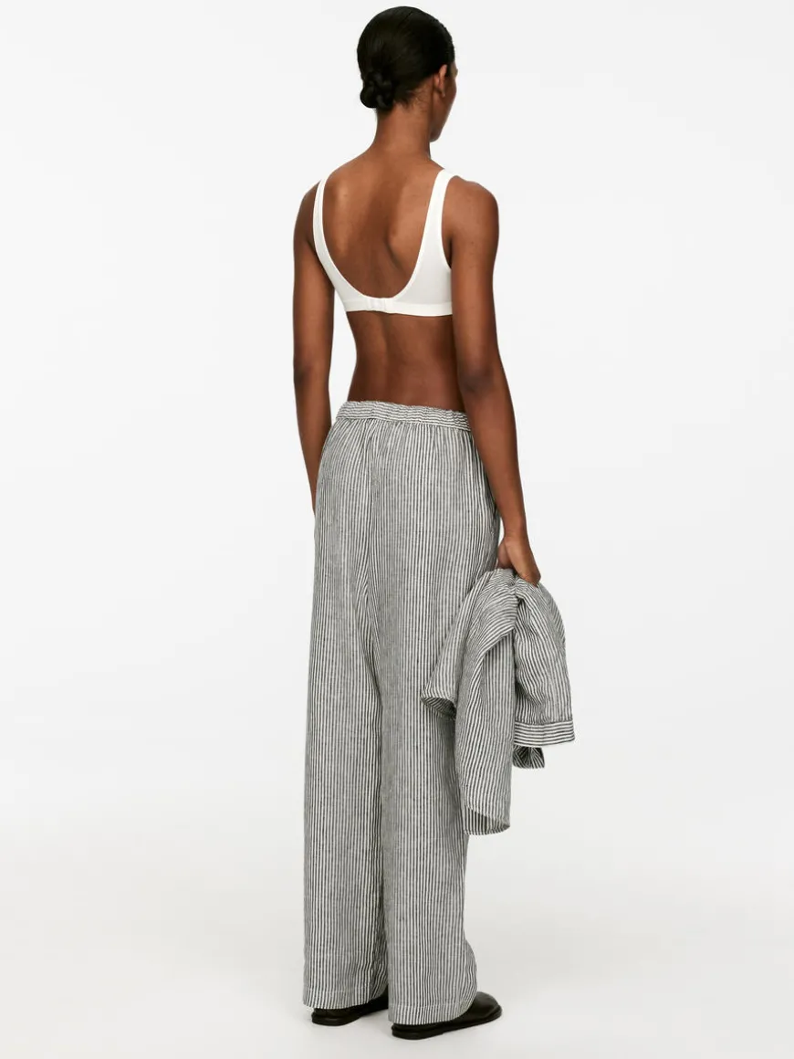 Linen Drawstring Trousers
