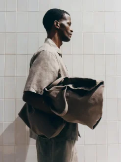 Linen Drawstring Trousers