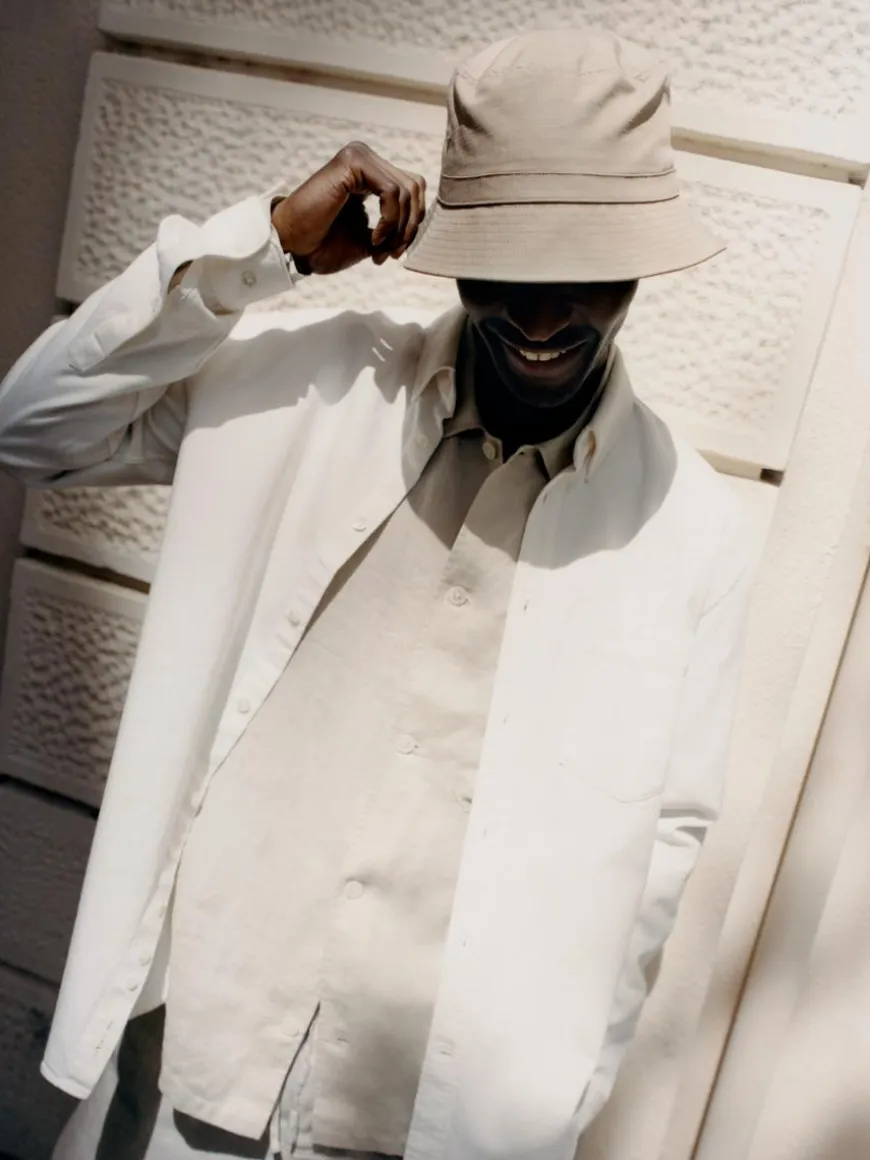 Linen Drawstring Trousers