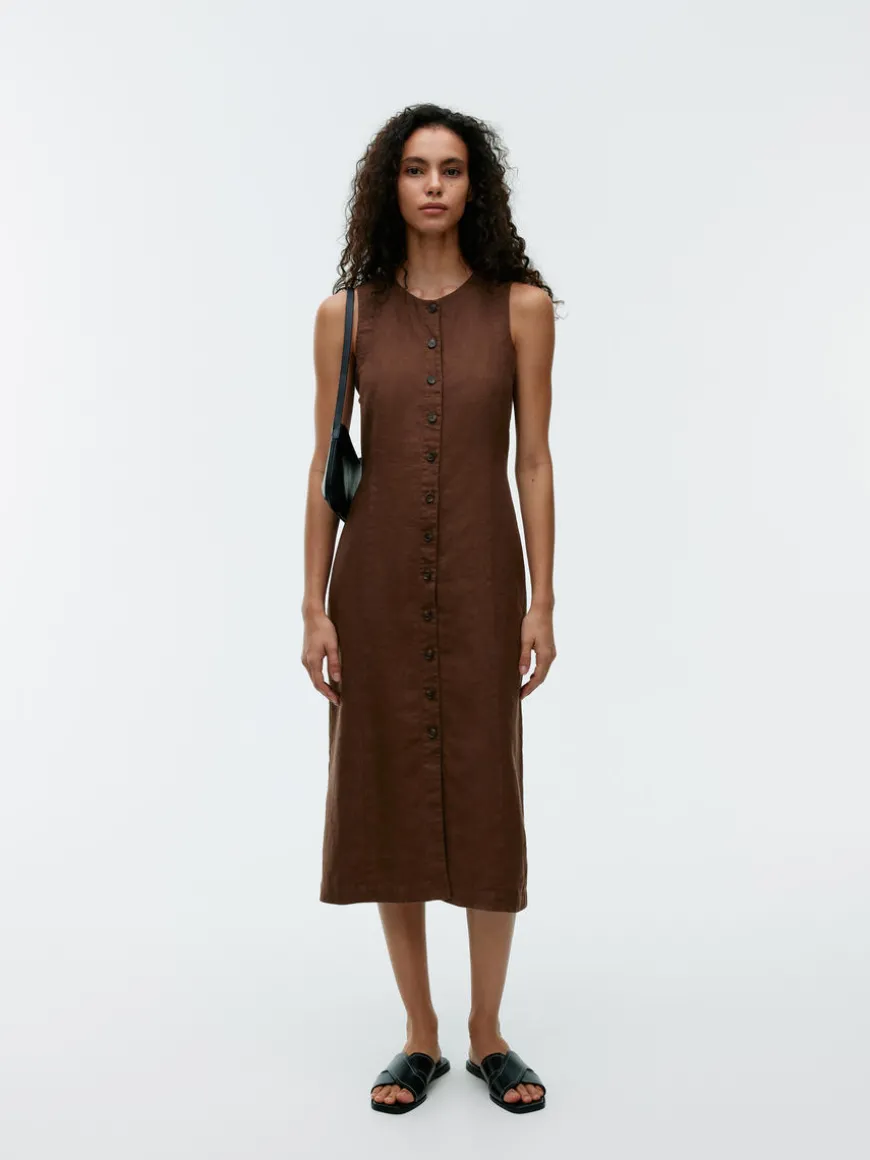 Linen Vest Dress