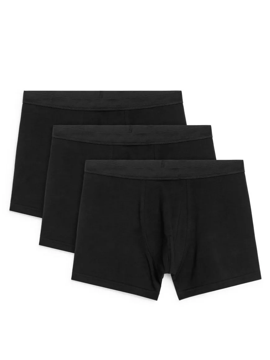 Long Jersey Trunks Set Of 3