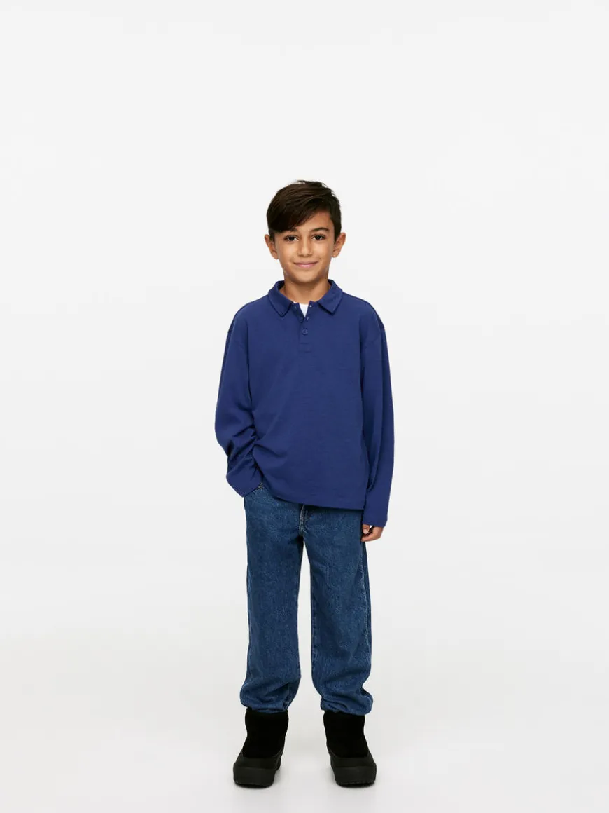 Long-Sleeve Polo Shirt