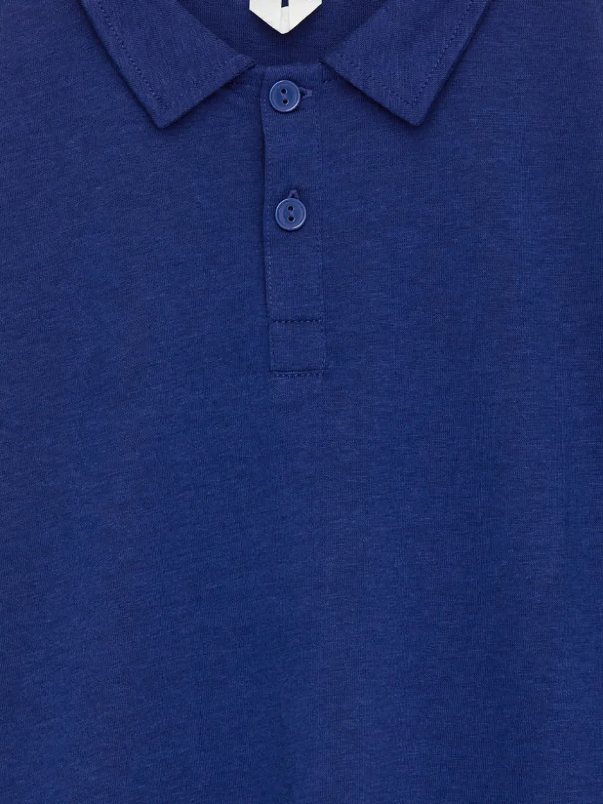 Long-Sleeve Polo Shirt