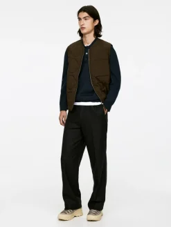 Long-Sleeved Merino Polo Shirt