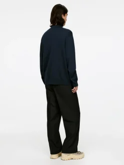 Long-Sleeved Merino Polo Shirt