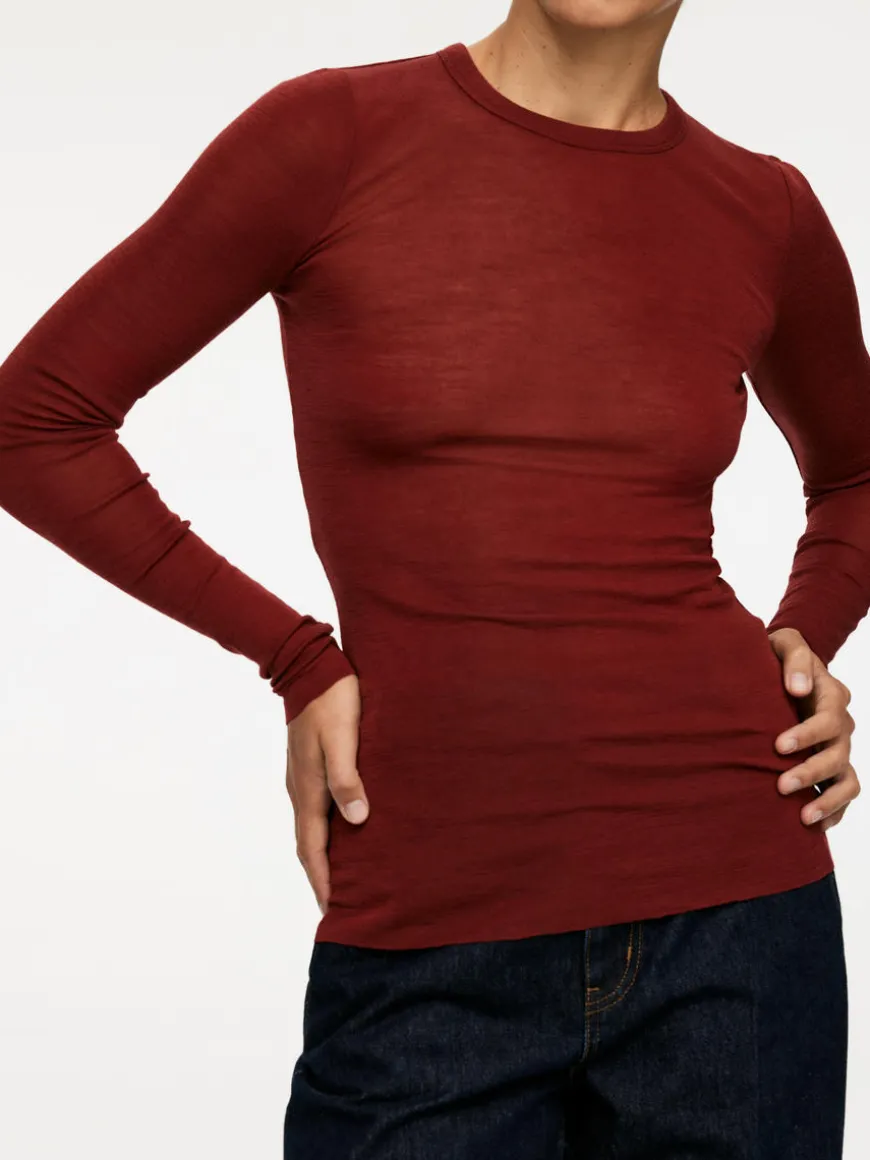 Long-Sleeved Merino Top