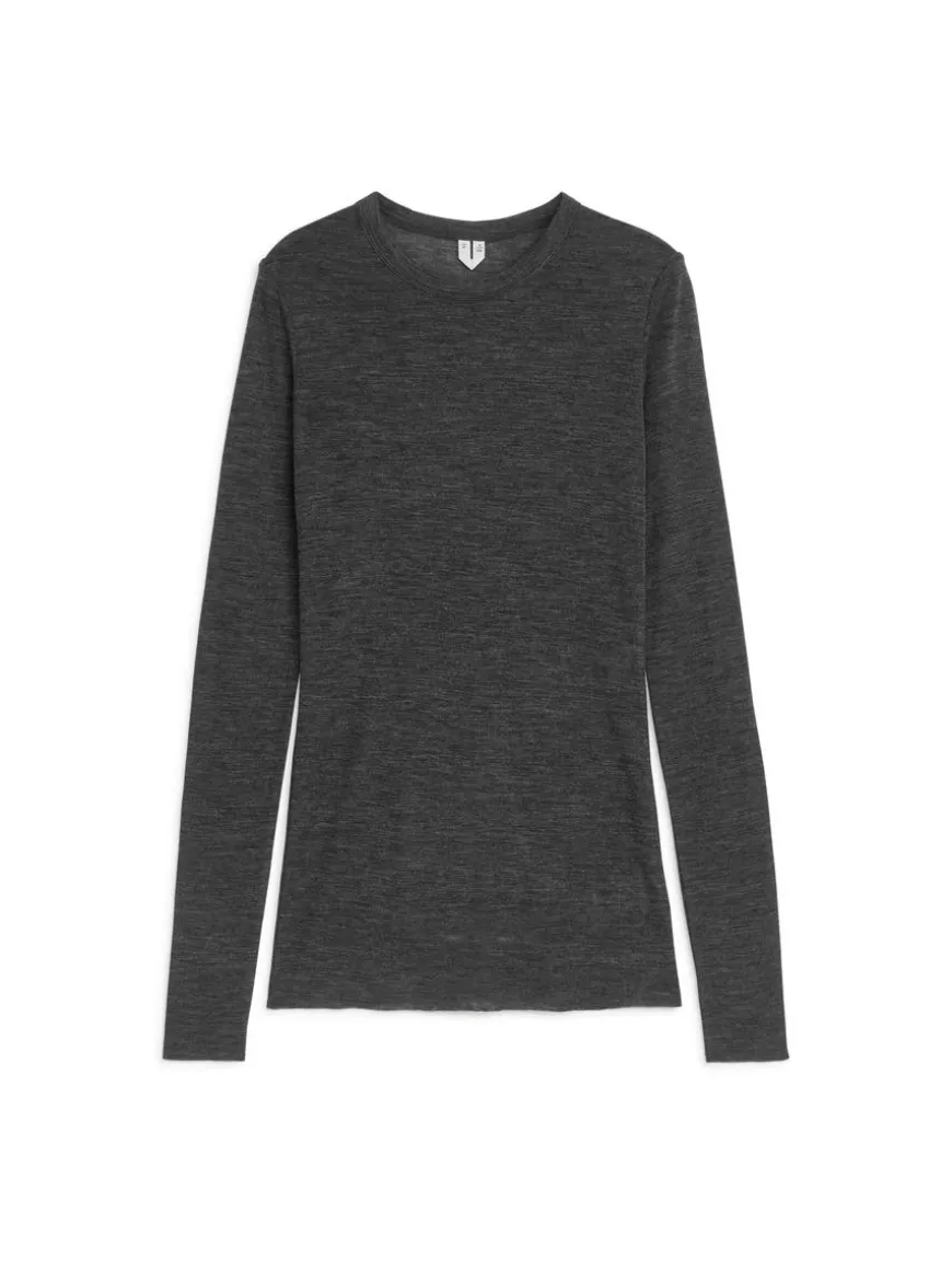 Long-Sleeved Merino Top