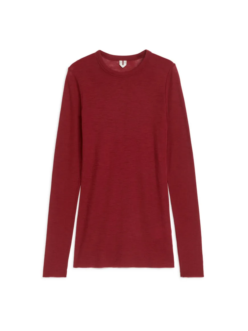 Long-Sleeved Merino Top