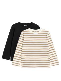 Long-Sleeved T-Shirt Set Of 2