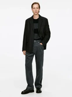 Loose Fit Courduroy Trousers