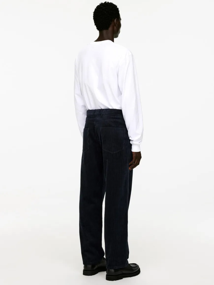 Loose Fit Courduroy Trousers