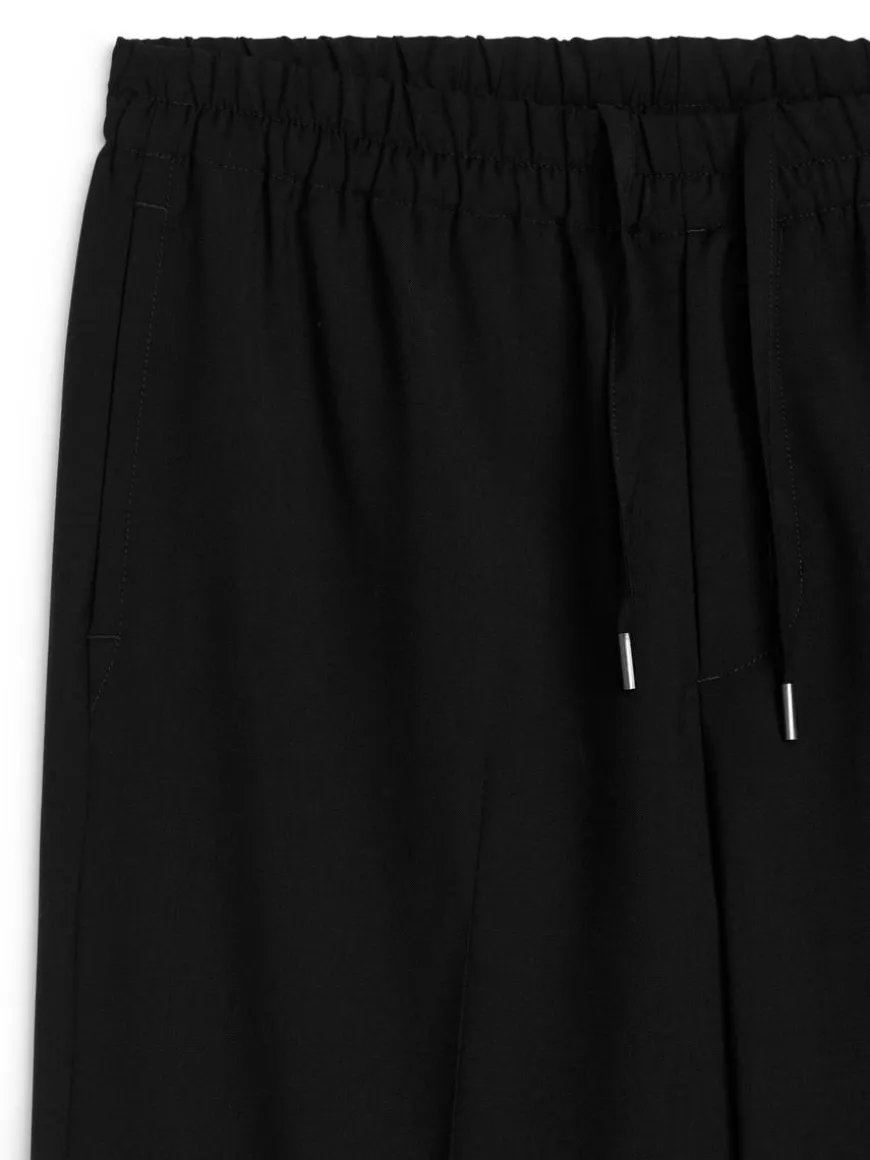 Loose Fit Wool Trousers