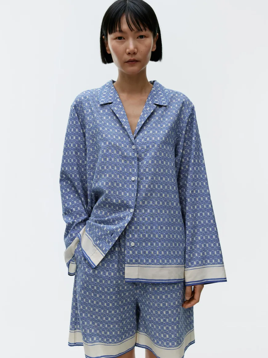 Lyocell-Cotton Shorts