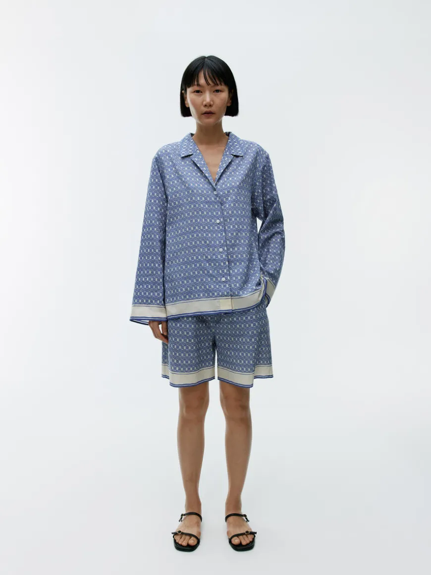 Lyocell-Cotton Shorts