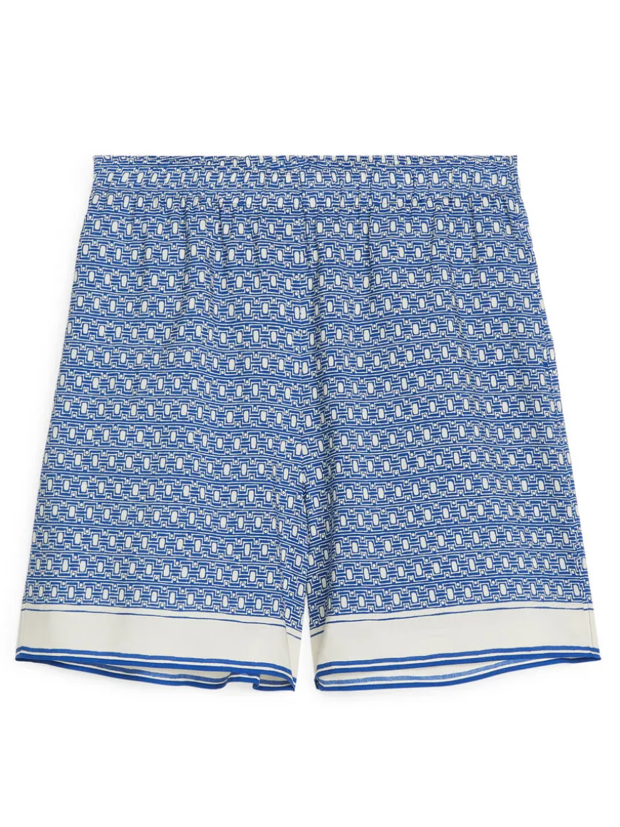 Lyocell-Cotton Shorts