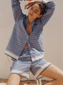 Lyocell-Cotton Shorts