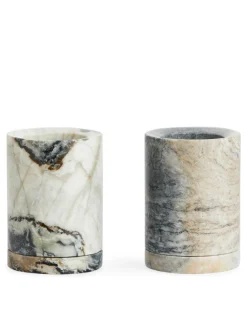 Marble Toothbrush Container
